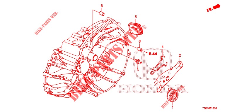 CLUTCH RELEASE (DIESEL) for Honda CIVIC TOURER DIESEL 1.6 ES 5 Doors 6 speed manual 2017