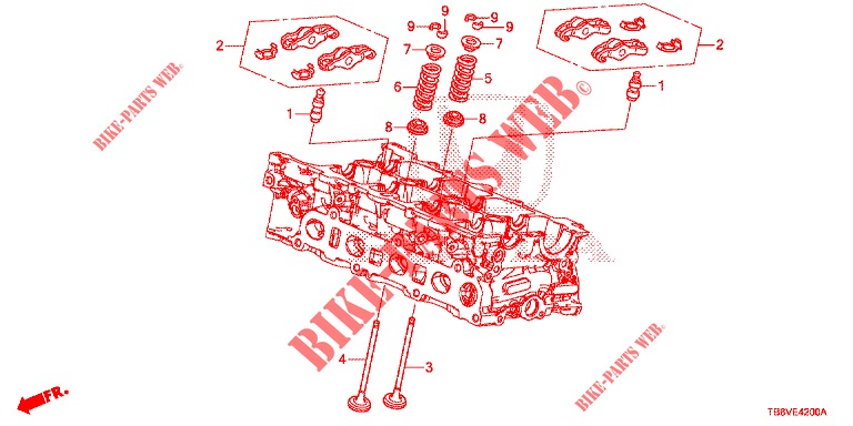 VALVE/ROCKER ARM (DIESEL) for Honda CIVIC TOURER DIESEL 1.6 ES 5 Doors 6 speed manual 2017