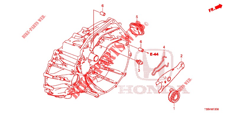 CLUTCH RELEASE (DIESEL) for Honda CIVIC TOURER DIESEL 1.6 EX 5 Doors 6 speed manual 2017