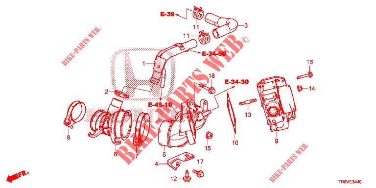 CONTROL VALVE INLET PRESSURE (DIESEL) for Honda CIVIC TOURER DIESEL 1.6 EX 5 Doors 6 speed manual 2017