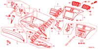 INSTRUMENT GARNISH (COTE DE PASSAGER) (RH) for Honda CIVIC TOURER DIESEL 1.6 S 5 Doors 6 speed manual 2017