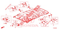 ROOF LINING  for Honda CIVIC TOURER DIESEL 1.6 S 5 Doors 6 speed manual 2017