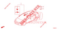 WIRE HARNESS (6) (RH) for Honda CIVIC TOURER DIESEL 1.6 S 5 Doors 6 speed manual 2017