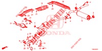 EXHAUST PIPE/SILENCER (DIESEL) for Honda CIVIC TOURER DIESEL 1.6 SE 5 Doors 6 speed manual 2017