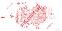GROMMET (INFERIEUR) for Honda CIVIC TOURER DIESEL 1.6 SE 5 Doors 6 speed manual 2017