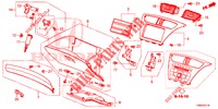 INSTRUMENT GARNISH (COTE DE PASSAGER) (RH) for Honda CIVIC TOURER DIESEL 1.6 SE 5 Doors 6 speed manual 2017