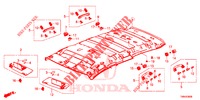 ROOF LINING  for Honda CIVIC TOURER DIESEL 1.6 SE 5 Doors 6 speed manual 2017