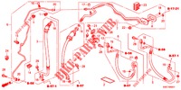 AIR CONDITIONER (FLEXIBLES/TUYAUX) (RH) (2.0L) (2.4L) for Honda CR-V 2.0 ES 5 Doors 5 speed automatic 2012