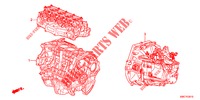 ENGINE ASSY./TRANSMISSION  ASSY. (2.0L) for Honda CR-V 2.0 ES 5 Doors 5 speed automatic 2012
