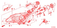 HEADLIGHT  for Honda CR-V 2.0 ES 5 Doors 5 speed automatic 2012