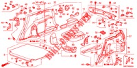 REAR SIDE LINING (2D)  for Honda CR-V 2.0 ES 5 Doors 5 speed automatic 2012