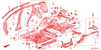FLOOR/INNER PANELS  for Honda CR-V 2.0 EX 5 Doors 5 speed automatic 2012