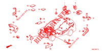 HARNESS BAND/BRACKET (RH) (2) for Honda CR-V 2.0 EX 5 Doors 5 speed automatic 2012
