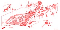 HEADLIGHT  for Honda CR-V 2.0 S 5 Doors 5 speed automatic 2012