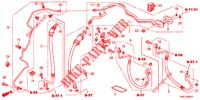 AIR CONDITIONER (FLEXIBLES/TUYAUX) (RH) (2.0L) (2.4L) for Honda CR-V 2.0 SE 5 Doors 5 speed automatic 2012