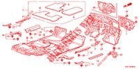 FLOOR MAT/INSULATOR  for Honda CR-V 2.0 SE 5 Doors 5 speed automatic 2012