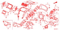 INSTRUMENT GARNISH (COTE DE CONDUCTEUR) (RH) for Honda CR-V 2.0 SE 5 Doors 5 speed automatic 2012