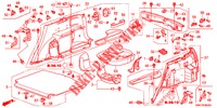 REAR SIDE LINING (2D)  for Honda CR-V 2.0 SE 5 Doors 5 speed automatic 2012
