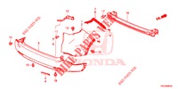 REAR BUMPER  for Honda CR-V 2.0 ES 5 Doors 5 speed automatic 2013