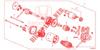 STARTER MOTOR (DENSO) (2.0L) (1) for Honda CR-V 2.0 ES 5 Doors 5 speed automatic 2013