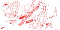 FRONT SEAT/SEATBELTS (D.) for Honda CR-V HYBRID 2.0 BASE 5 Doors Electronic CVT 2020