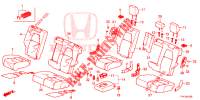 REAR SEAT  for Honda CR-V HYBRID 2.0 BASE 5 Doors Electronic CVT 2020